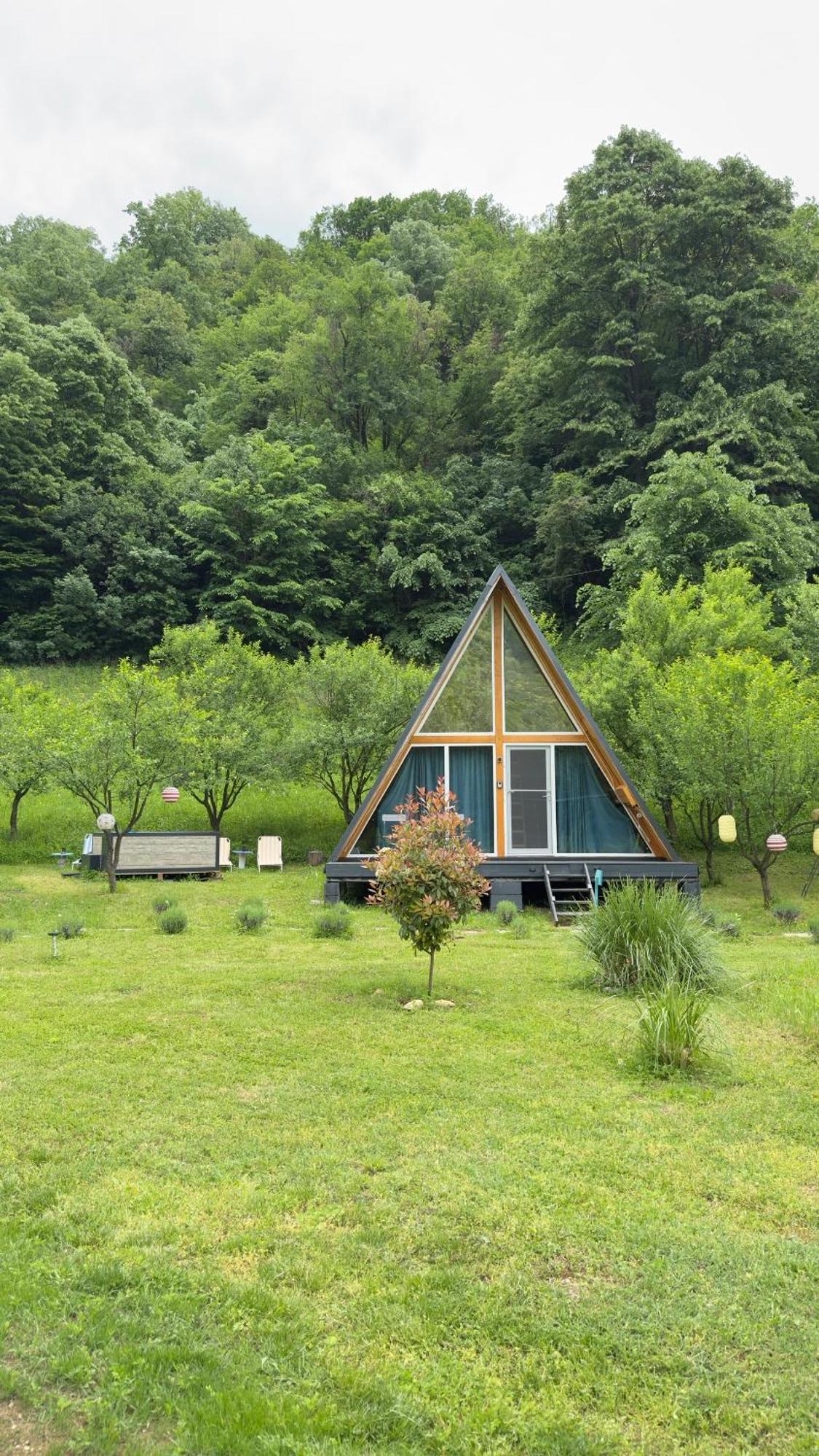 Cabane A-Frame Svinita Eksteriør billede